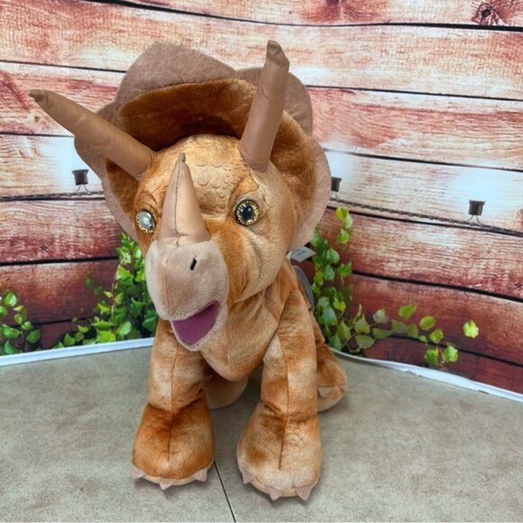 Build-A-Bear BAB Triceratops Dinosaur Plush Stuffed Animal - Picture 2 of 9